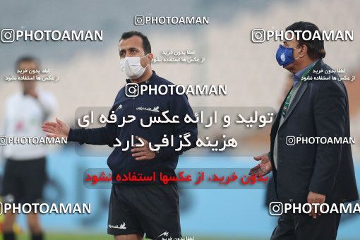 1554295, Tehran, Iran, لیگ برتر فوتبال ایران، Persian Gulf Cup، Week 8، First Leg، Esteghlal 2 v 2 Persepolis on 2021/01/11 at Azadi Stadium