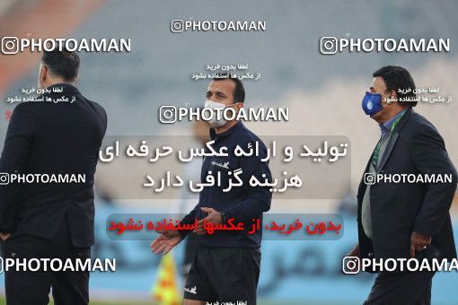 1554320, Tehran, Iran, لیگ برتر فوتبال ایران، Persian Gulf Cup، Week 8، First Leg، Esteghlal 2 v 2 Persepolis on 2021/01/11 at Azadi Stadium