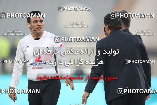 1554200, Tehran, Iran, لیگ برتر فوتبال ایران، Persian Gulf Cup، Week 8، First Leg، Esteghlal 2 v 2 Persepolis on 2021/01/11 at Azadi Stadium