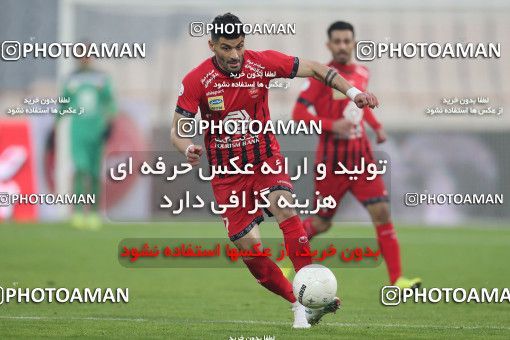1554375, Tehran, Iran, لیگ برتر فوتبال ایران، Persian Gulf Cup، Week 8، First Leg، Esteghlal 2 v 2 Persepolis on 2021/01/11 at Azadi Stadium