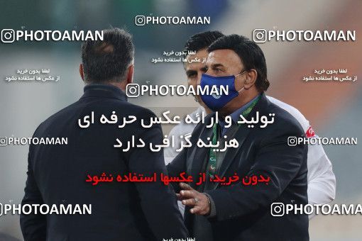 1554212, Tehran, Iran, لیگ برتر فوتبال ایران، Persian Gulf Cup، Week 8، First Leg، Esteghlal 2 v 2 Persepolis on 2021/01/11 at Azadi Stadium