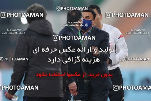 1554261, Tehran, Iran, لیگ برتر فوتبال ایران، Persian Gulf Cup، Week 8، First Leg، Esteghlal 2 v 2 Persepolis on 2021/01/11 at Azadi Stadium