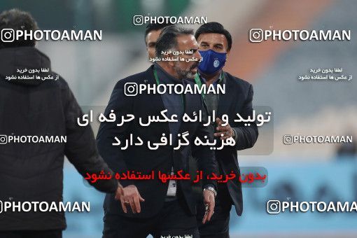 1554228, Tehran, Iran, لیگ برتر فوتبال ایران، Persian Gulf Cup، Week 8، First Leg، Esteghlal 2 v 2 Persepolis on 2021/01/11 at Azadi Stadium