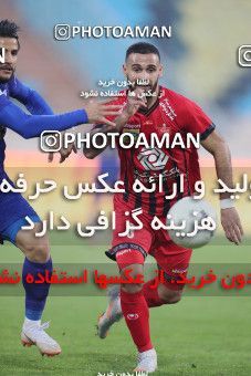 1554178, Tehran, Iran, لیگ برتر فوتبال ایران، Persian Gulf Cup، Week 8، First Leg، Esteghlal 2 v 2 Persepolis on 2021/01/11 at Azadi Stadium