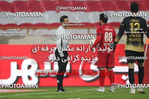 1554277, Tehran, Iran, لیگ برتر فوتبال ایران، Persian Gulf Cup، Week 8، First Leg، Esteghlal 2 v 2 Persepolis on 2021/01/11 at Azadi Stadium