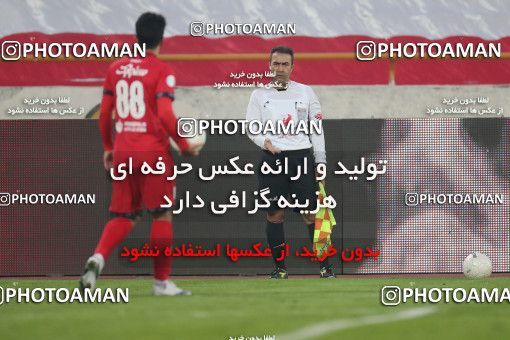 1554235, Tehran, Iran, لیگ برتر فوتبال ایران، Persian Gulf Cup، Week 8، First Leg، Esteghlal 2 v 2 Persepolis on 2021/01/11 at Azadi Stadium