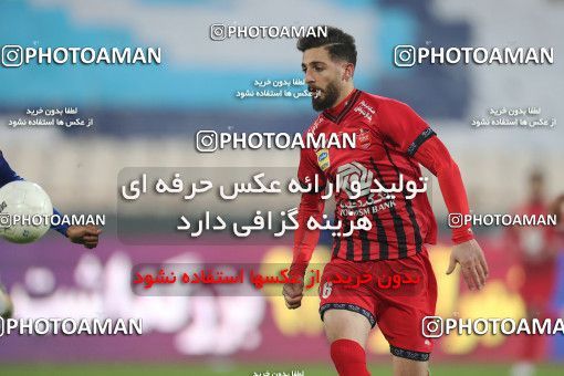 1554379, Tehran, Iran, لیگ برتر فوتبال ایران، Persian Gulf Cup، Week 8، First Leg، Esteghlal 2 v 2 Persepolis on 2021/01/11 at Azadi Stadium