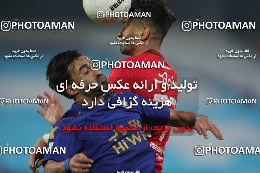 1554343, Tehran, Iran, لیگ برتر فوتبال ایران، Persian Gulf Cup، Week 8، First Leg، Esteghlal 2 v 2 Persepolis on 2021/01/11 at Azadi Stadium