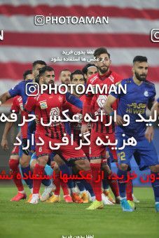 1554190, Tehran, Iran, لیگ برتر فوتبال ایران، Persian Gulf Cup، Week 8، First Leg، Esteghlal 2 v 2 Persepolis on 2021/01/11 at Azadi Stadium