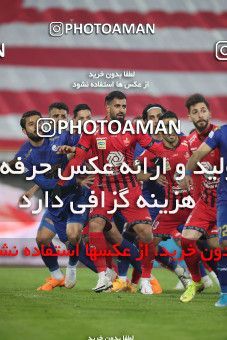 1554369, Tehran, Iran, لیگ برتر فوتبال ایران، Persian Gulf Cup، Week 8، First Leg، Esteghlal 2 v 2 Persepolis on 2021/01/11 at Azadi Stadium