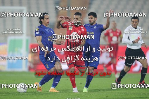 1554511, Tehran, Iran, لیگ برتر فوتبال ایران، Persian Gulf Cup، Week 8، First Leg، Esteghlal 2 v 2 Persepolis on 2021/01/11 at Azadi Stadium