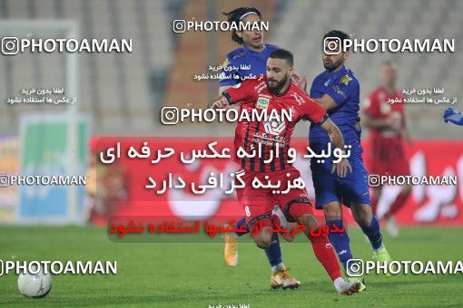 1554470, Tehran, Iran, لیگ برتر فوتبال ایران، Persian Gulf Cup، Week 8، First Leg، Esteghlal 2 v 2 Persepolis on 2021/01/11 at Azadi Stadium