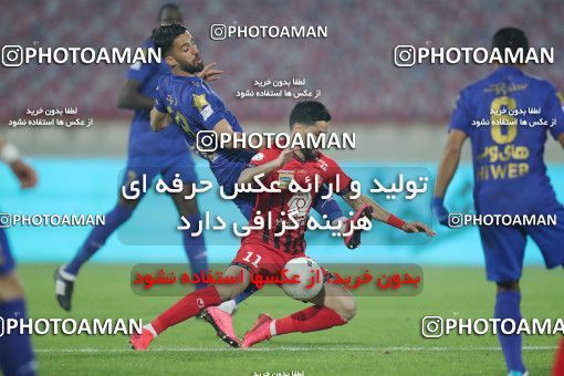 1554614, Tehran, Iran, لیگ برتر فوتبال ایران، Persian Gulf Cup، Week 8، First Leg، Esteghlal 2 v 2 Persepolis on 2021/01/11 at Azadi Stadium