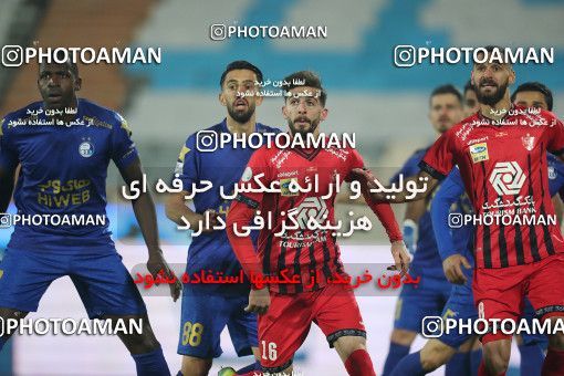 1554550, Tehran, Iran, لیگ برتر فوتبال ایران، Persian Gulf Cup، Week 8، First Leg، Esteghlal 2 v 2 Persepolis on 2021/01/11 at Azadi Stadium