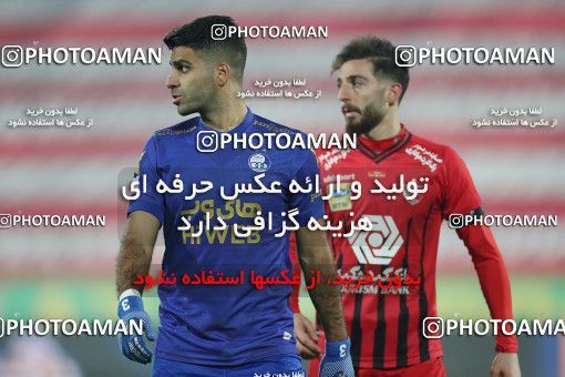1554426, Tehran, Iran, لیگ برتر فوتبال ایران، Persian Gulf Cup، Week 8، First Leg، Esteghlal 2 v 2 Persepolis on 2021/01/11 at Azadi Stadium