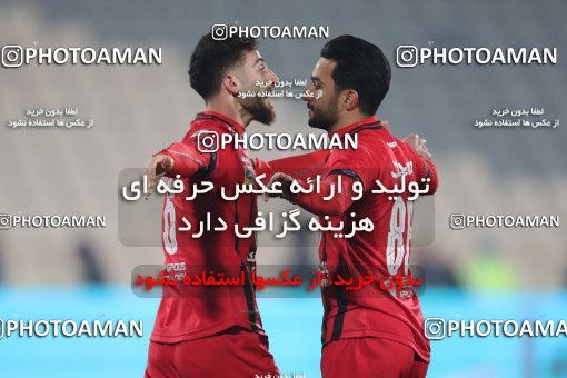 1554430, Tehran, Iran, لیگ برتر فوتبال ایران، Persian Gulf Cup، Week 8، First Leg، Esteghlal 2 v 2 Persepolis on 2021/01/11 at Azadi Stadium