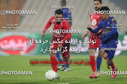 1554454, Tehran, Iran, لیگ برتر فوتبال ایران، Persian Gulf Cup، Week 8، First Leg، Esteghlal 2 v 2 Persepolis on 2021/01/11 at Azadi Stadium