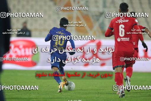 1554438, Tehran, Iran, لیگ برتر فوتبال ایران، Persian Gulf Cup، Week 8، First Leg، Esteghlal 2 v 2 Persepolis on 2021/01/11 at Azadi Stadium
