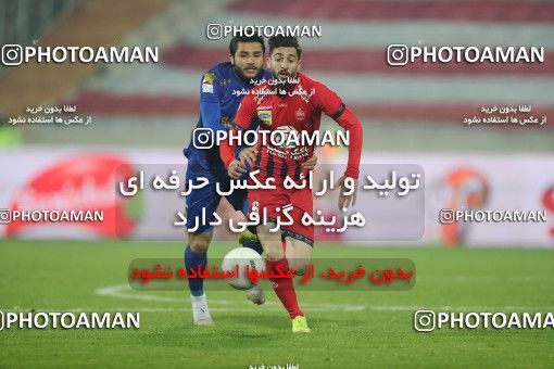 1554514, Tehran, Iran, لیگ برتر فوتبال ایران، Persian Gulf Cup، Week 8، First Leg، Esteghlal 2 v 2 Persepolis on 2021/01/11 at Azadi Stadium