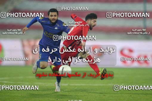 1554540, Tehran, Iran, لیگ برتر فوتبال ایران، Persian Gulf Cup، Week 8، First Leg، Esteghlal 2 v 2 Persepolis on 2021/01/11 at Azadi Stadium