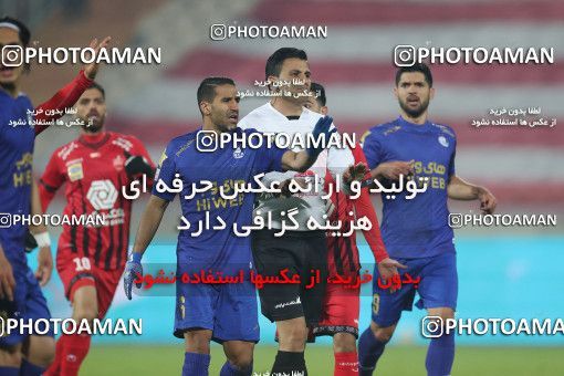 1554566, Tehran, Iran, لیگ برتر فوتبال ایران، Persian Gulf Cup، Week 8، First Leg، Esteghlal 2 v 2 Persepolis on 2021/01/11 at Azadi Stadium