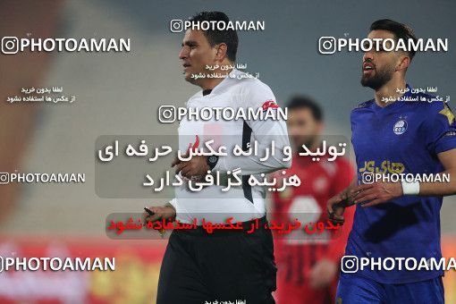 1554568, Tehran, Iran, لیگ برتر فوتبال ایران، Persian Gulf Cup، Week 8، First Leg، Esteghlal 2 v 2 Persepolis on 2021/01/11 at Azadi Stadium