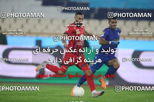 1554578, Tehran, Iran, لیگ برتر فوتبال ایران، Persian Gulf Cup، Week 8، First Leg، Esteghlal 2 v 2 Persepolis on 2021/01/11 at Azadi Stadium