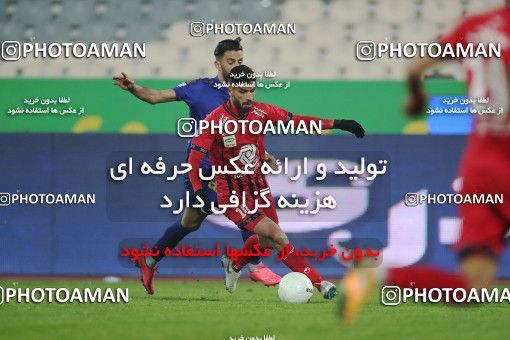 1554559, Tehran, Iran, لیگ برتر فوتبال ایران، Persian Gulf Cup، Week 8، First Leg، Esteghlal 2 v 2 Persepolis on 2021/01/11 at Azadi Stadium