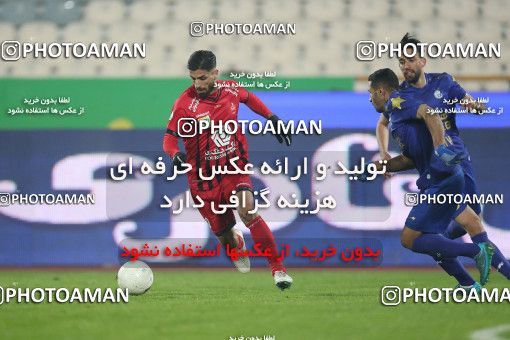 1554428, Tehran, Iran, لیگ برتر فوتبال ایران، Persian Gulf Cup، Week 8، First Leg، Esteghlal 2 v 2 Persepolis on 2021/01/11 at Azadi Stadium