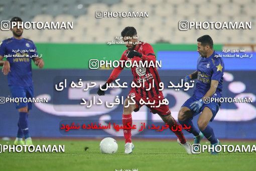 1554404, Tehran, Iran, لیگ برتر فوتبال ایران، Persian Gulf Cup، Week 8، First Leg، Esteghlal 2 v 2 Persepolis on 2021/01/11 at Azadi Stadium