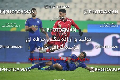 1554555, Tehran, Iran, لیگ برتر فوتبال ایران، Persian Gulf Cup، Week 8، First Leg، Esteghlal 2 v 2 Persepolis on 2021/01/11 at Azadi Stadium