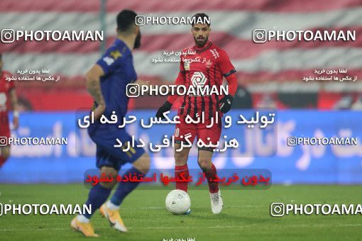 1554547, Tehran, Iran, لیگ برتر فوتبال ایران، Persian Gulf Cup، Week 8، First Leg، Esteghlal 2 v 2 Persepolis on 2021/01/11 at Azadi Stadium