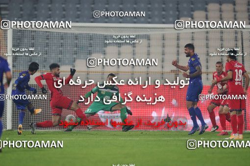 1554564, Tehran, Iran, لیگ برتر فوتبال ایران، Persian Gulf Cup، Week 8، First Leg، Esteghlal 2 v 2 Persepolis on 2021/01/11 at Azadi Stadium