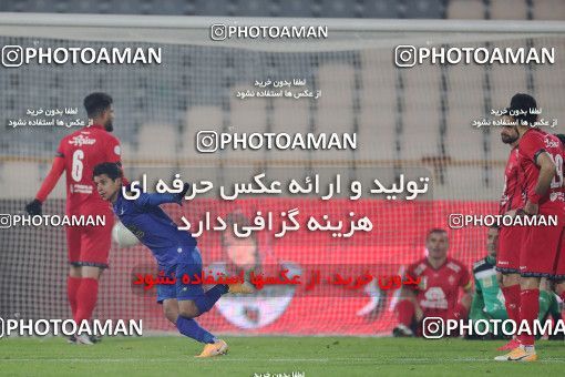 1554498, Tehran, Iran, لیگ برتر فوتبال ایران، Persian Gulf Cup، Week 8، First Leg، Esteghlal 2 v 2 Persepolis on 2021/01/11 at Azadi Stadium
