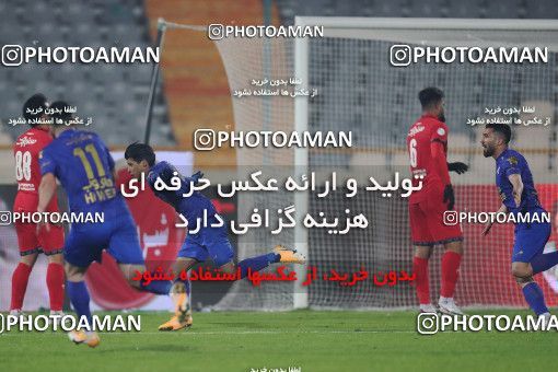 1554475, Tehran, Iran, لیگ برتر فوتبال ایران، Persian Gulf Cup، Week 8، First Leg، Esteghlal 2 v 2 Persepolis on 2021/01/11 at Azadi Stadium