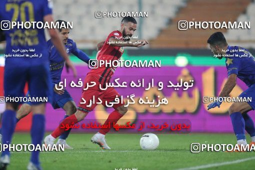 1554434, Tehran, Iran, لیگ برتر فوتبال ایران، Persian Gulf Cup، Week 8، First Leg، Esteghlal 2 v 2 Persepolis on 2021/01/11 at Azadi Stadium