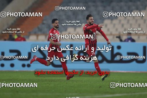 1553648, Tehran, Iran, لیگ برتر فوتبال ایران، Persian Gulf Cup، Week 8، First Leg، Esteghlal 2 v 2 Persepolis on 2021/01/11 at Azadi Stadium