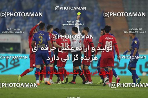 1553771, Tehran, Iran, لیگ برتر فوتبال ایران، Persian Gulf Cup، Week 8، First Leg، Esteghlal 2 v 2 Persepolis on 2021/01/11 at Azadi Stadium