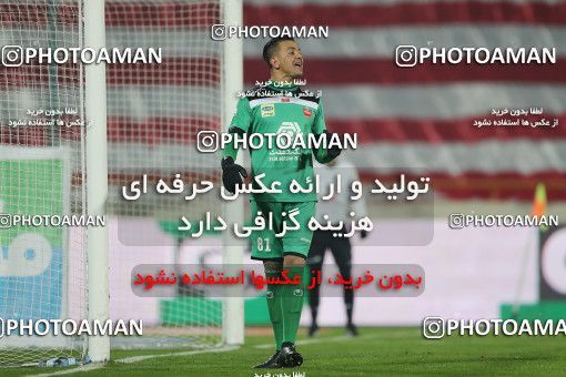 1553744, Tehran, Iran, لیگ برتر فوتبال ایران، Persian Gulf Cup، Week 8، First Leg، Esteghlal 2 v 2 Persepolis on 2021/01/11 at Azadi Stadium