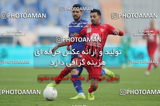 1553752, Tehran, Iran, لیگ برتر فوتبال ایران، Persian Gulf Cup، Week 8، First Leg، Esteghlal 2 v 2 Persepolis on 2021/01/11 at Azadi Stadium