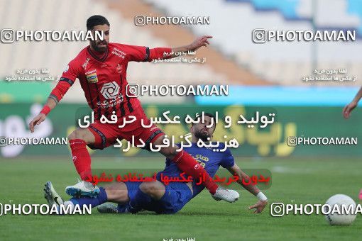 1553676, Tehran, Iran, لیگ برتر فوتبال ایران، Persian Gulf Cup، Week 8، First Leg، Esteghlal 2 v 2 Persepolis on 2021/01/11 at Azadi Stadium