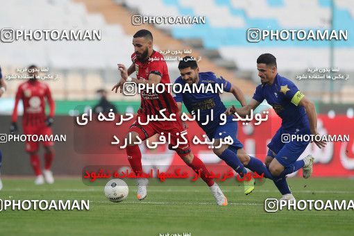 1553640, Tehran, Iran, لیگ برتر فوتبال ایران، Persian Gulf Cup، Week 8، First Leg، Esteghlal 2 v 2 Persepolis on 2021/01/11 at Azadi Stadium