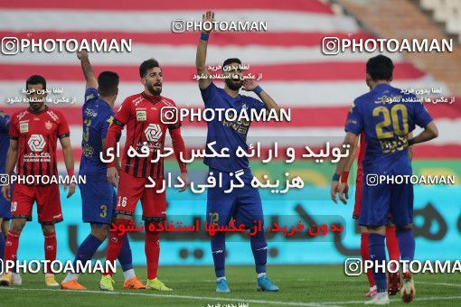 1553661, Tehran, Iran, لیگ برتر فوتبال ایران، Persian Gulf Cup، Week 8، First Leg، Esteghlal 2 v 2 Persepolis on 2021/01/11 at Azadi Stadium