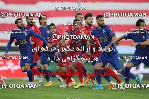 1553692, Tehran, Iran, لیگ برتر فوتبال ایران، Persian Gulf Cup، Week 8، First Leg، Esteghlal 2 v 2 Persepolis on 2021/01/11 at Azadi Stadium