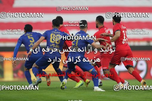 1553743, Tehran, Iran, لیگ برتر فوتبال ایران، Persian Gulf Cup، Week 8، First Leg، Esteghlal 2 v 2 Persepolis on 2021/01/11 at Azadi Stadium