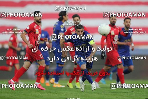 1553691, Tehran, Iran, لیگ برتر فوتبال ایران، Persian Gulf Cup، Week 8، First Leg، Esteghlal 2 v 2 Persepolis on 2021/01/11 at Azadi Stadium