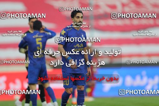 1553715, Tehran, Iran, لیگ برتر فوتبال ایران، Persian Gulf Cup، Week 8، First Leg، Esteghlal 2 v 2 Persepolis on 2021/01/11 at Azadi Stadium
