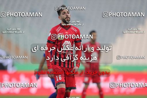1553700, Tehran, Iran, لیگ برتر فوتبال ایران، Persian Gulf Cup، Week 8، First Leg، Esteghlal 2 v 2 Persepolis on 2021/01/11 at Azadi Stadium