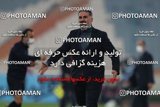 1553765, Tehran, Iran, لیگ برتر فوتبال ایران، Persian Gulf Cup، Week 8، First Leg، Esteghlal 2 v 2 Persepolis on 2021/01/11 at Azadi Stadium