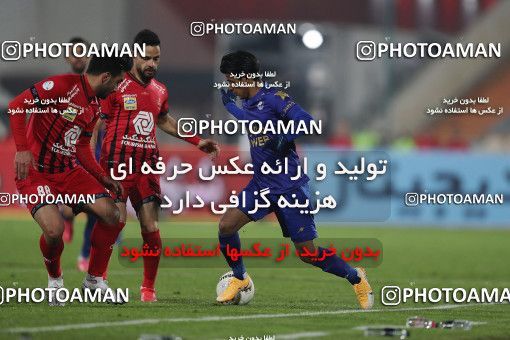 1553671, Tehran, Iran, لیگ برتر فوتبال ایران، Persian Gulf Cup، Week 8، First Leg، Esteghlal 2 v 2 Persepolis on 2021/01/11 at Azadi Stadium